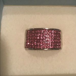 Touchstone Crystal pink ring